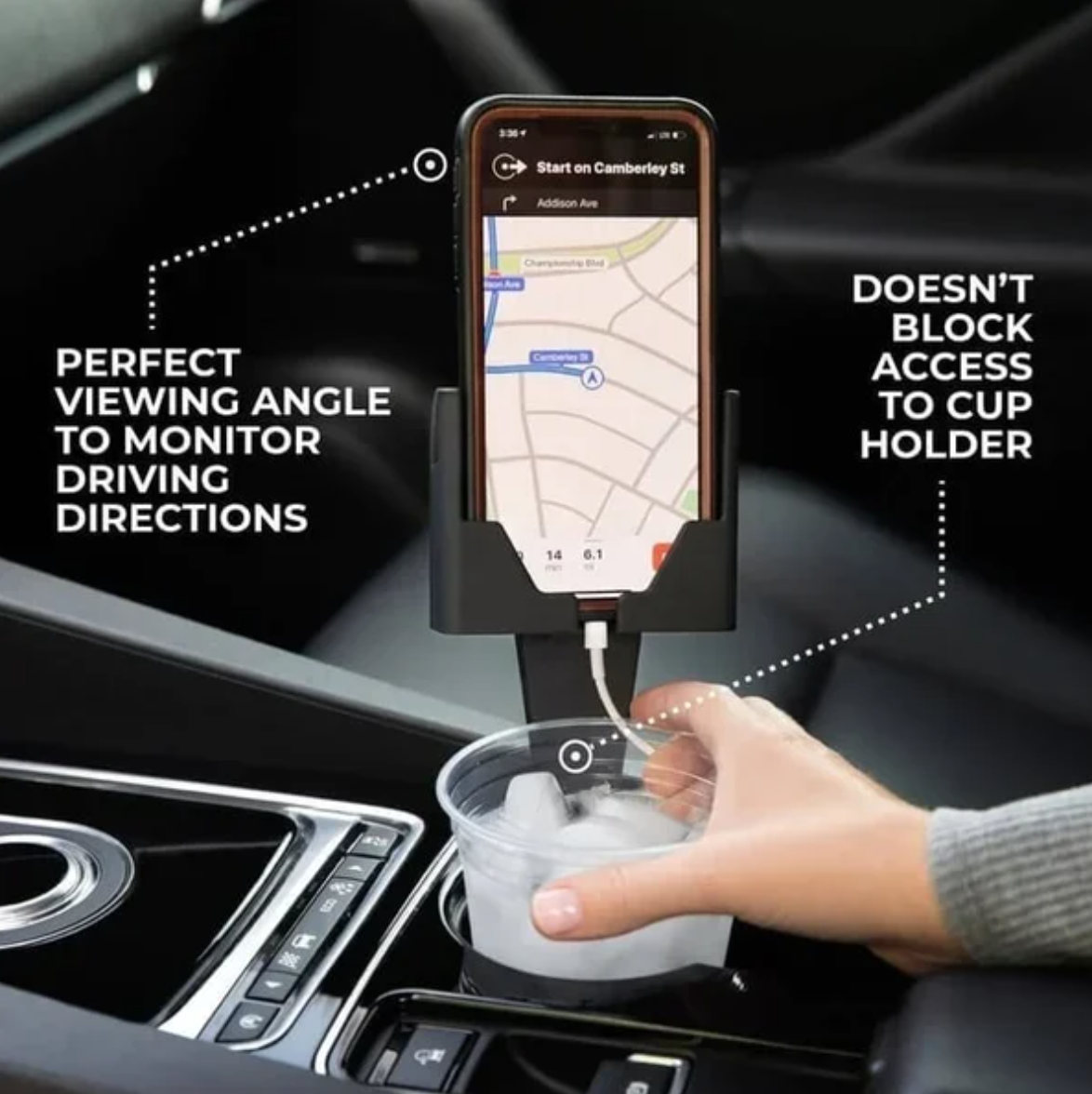 Phone Seat Cup Holder