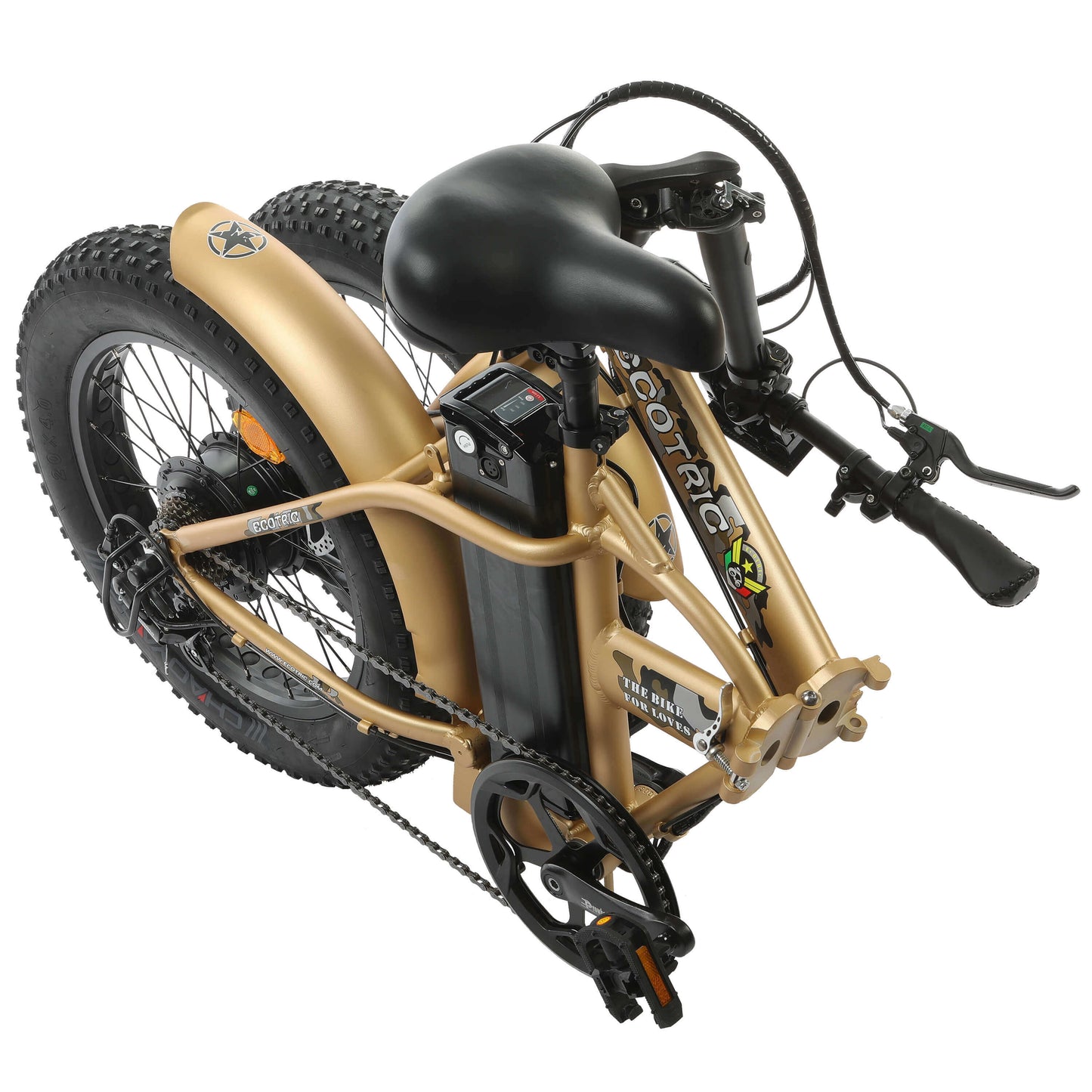 Ecotric Portable & Foldable Fat Tire Electric Bike, 48V