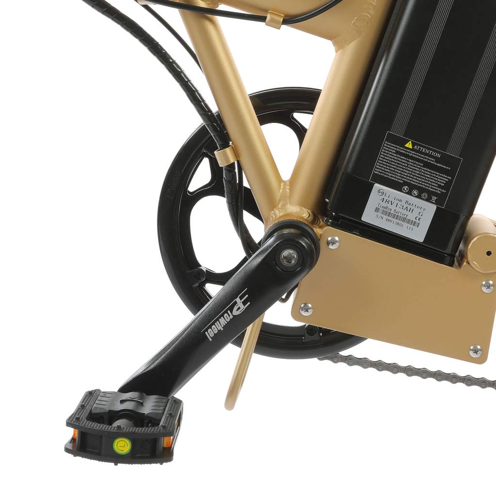 Ecotric Portable & Foldable Fat Tire Electric Bike, 48V