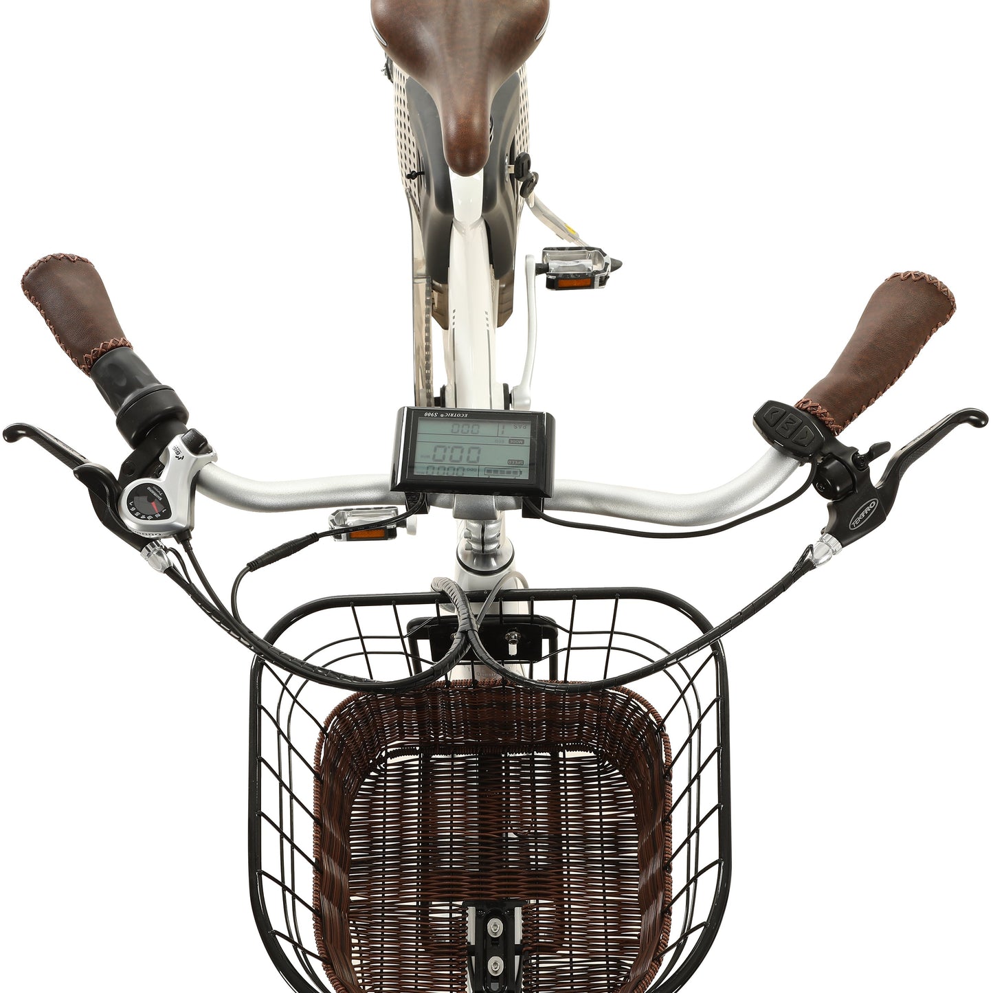 Ecotric City Cruiser Women's Electric Bike, Lark, LCD