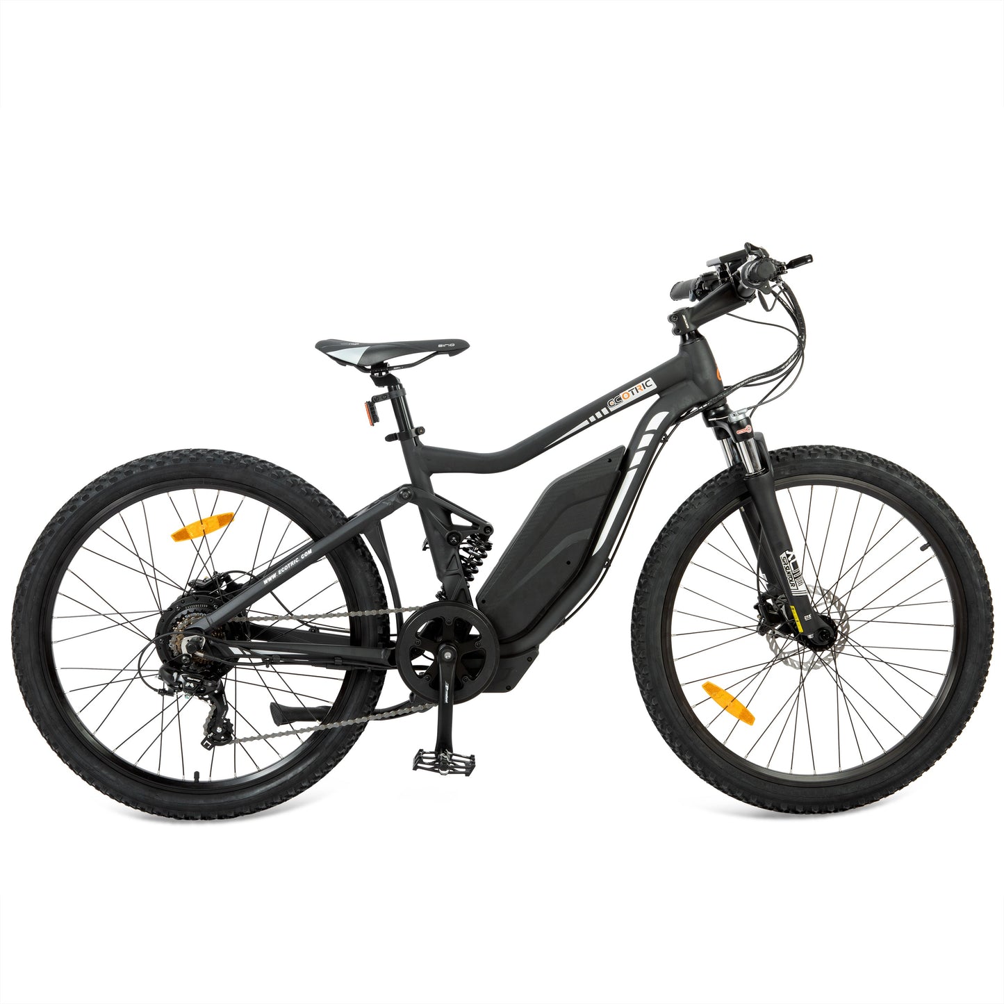 Ecotric Tornado Electric Mountain Bike w/ Full Suspension
