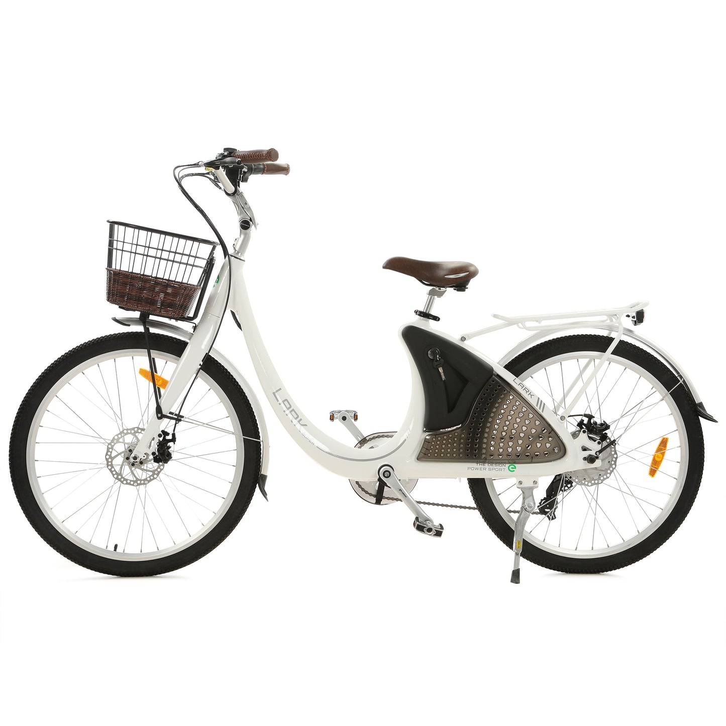 Ecotric City Cruiser Women's Electric Bike, Lark, LCD