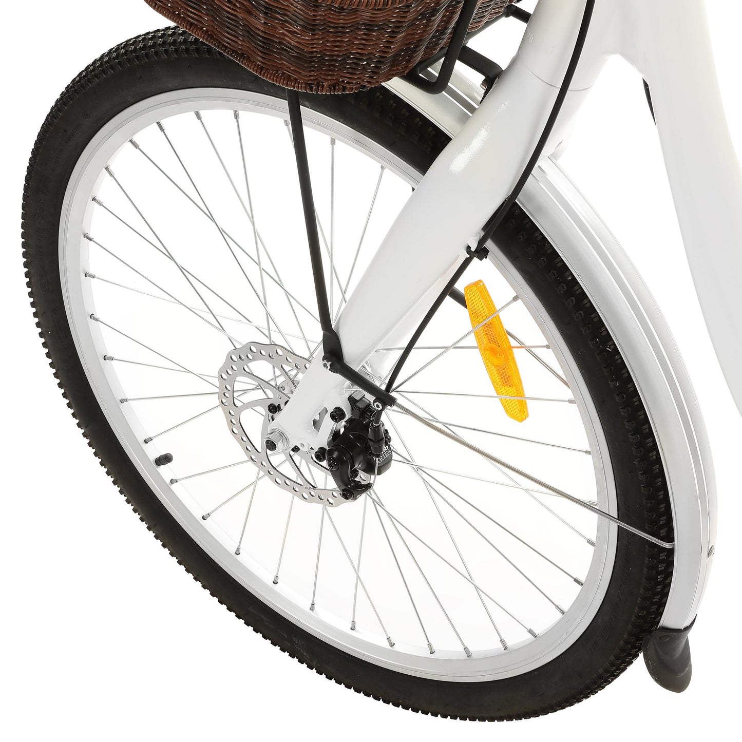 Ecotric City Cruiser Women's Electric Bike, Lark, LCD