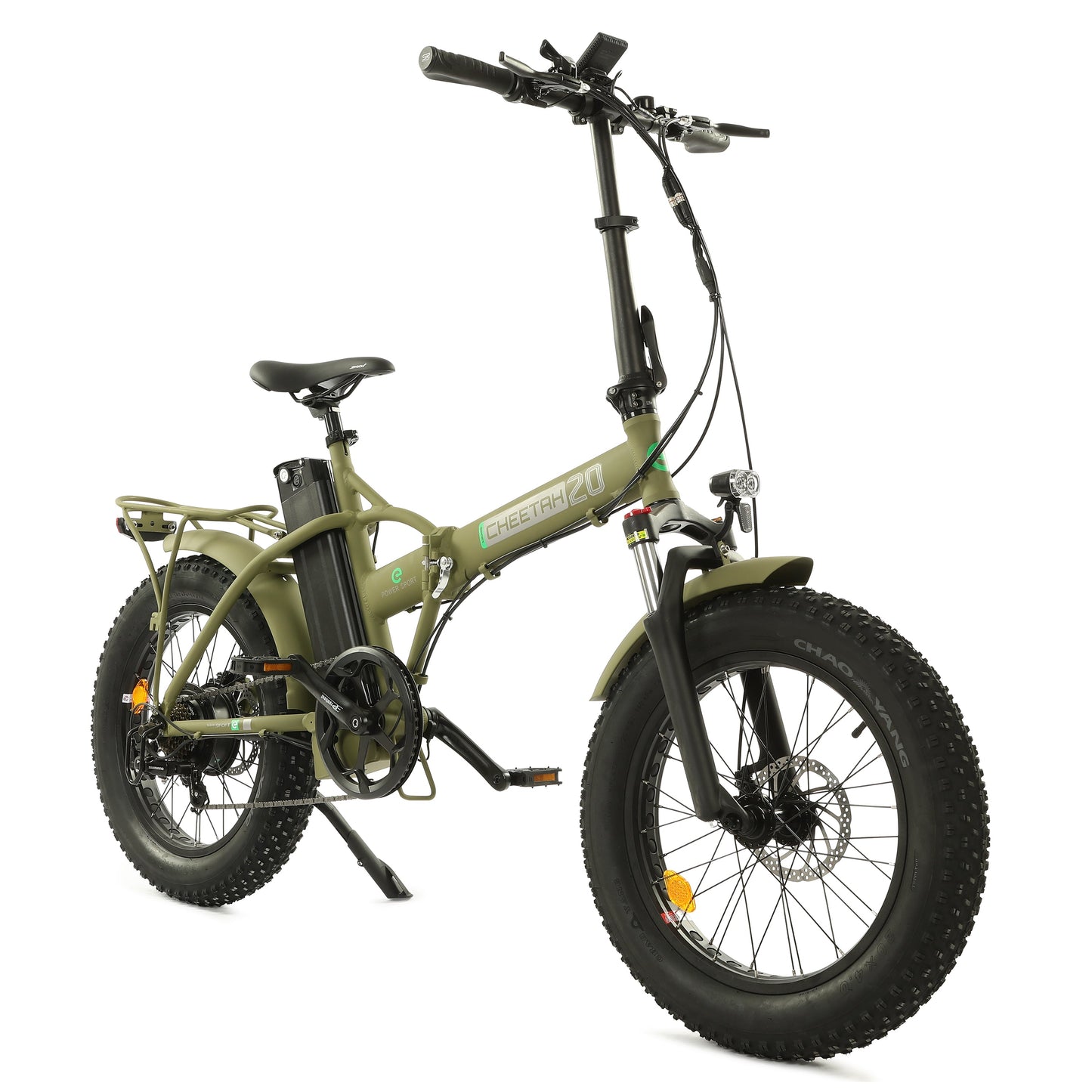 Ecotric Fat Tire Portable & Foldable Electric Bike, Color LCD, 48V