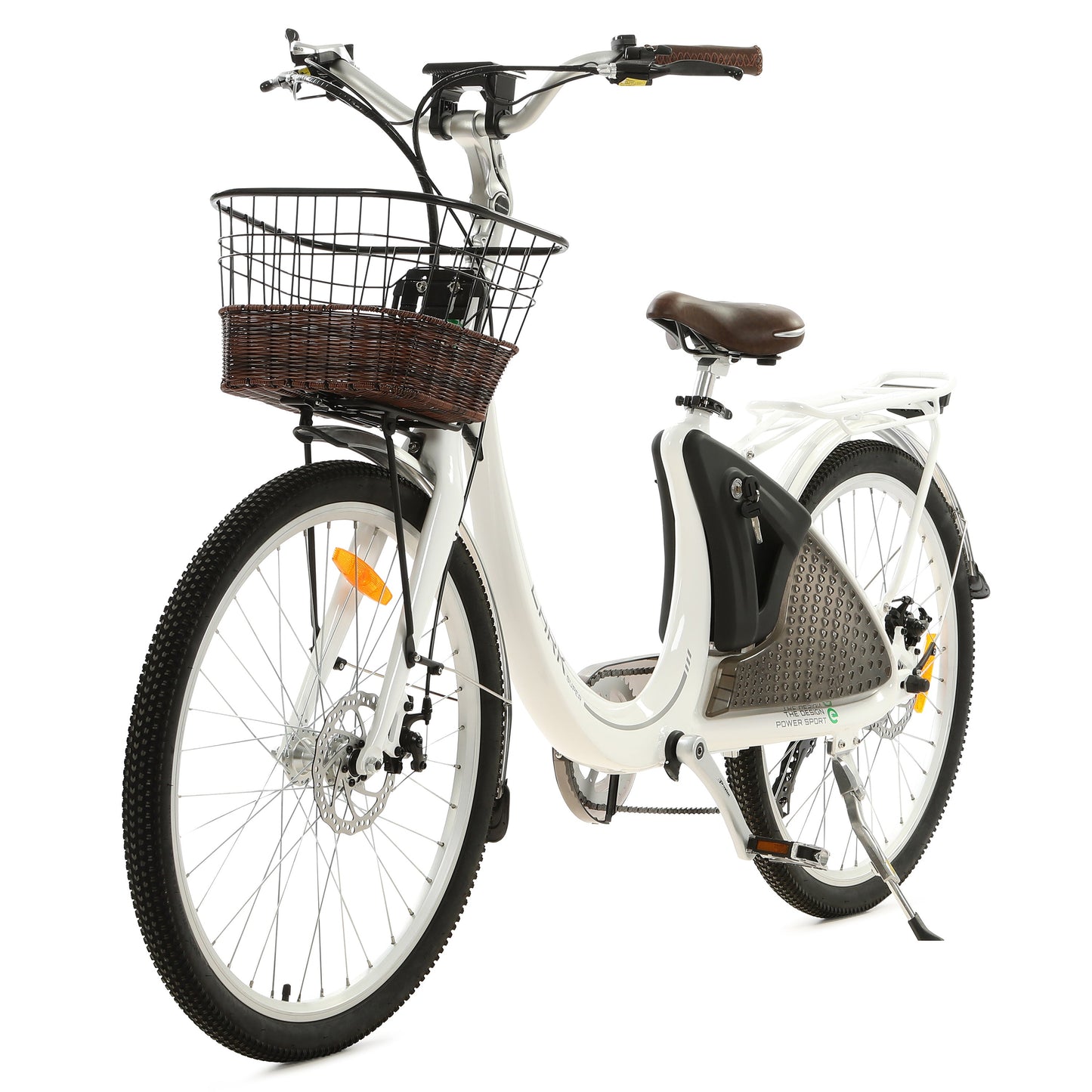 Ecotric City Cruiser Women's Electric Bike, Lark, LCD