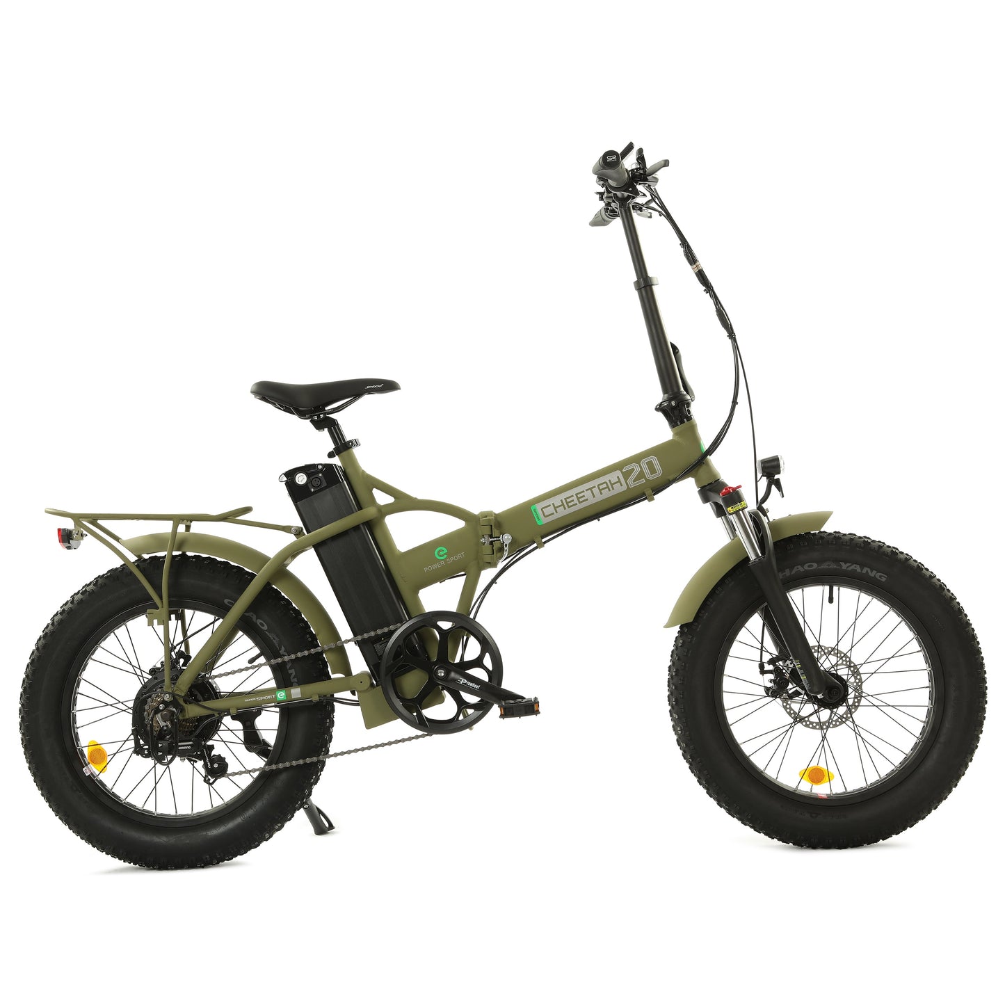 Ecotric Fat Tire Portable & Foldable Electric Bike, Color LCD, 48V