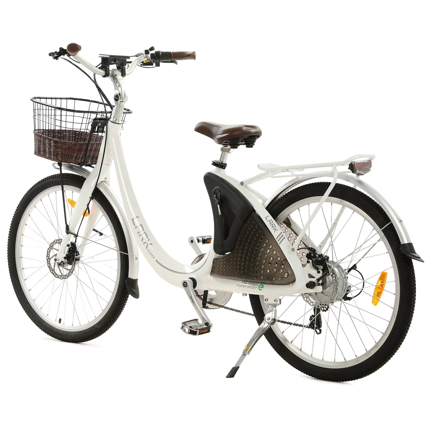 Ecotric City Cruiser Women's Electric Bike, Lark, LCD