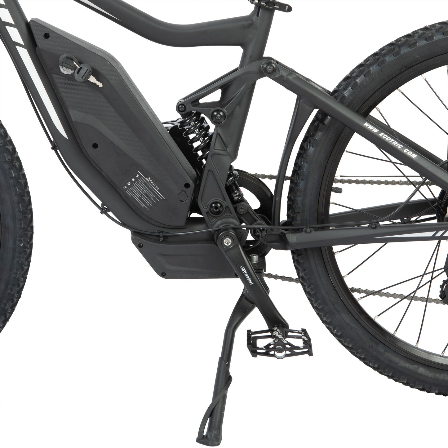 Ecotric Tornado Electric Mountain Bike w/ Full Suspension