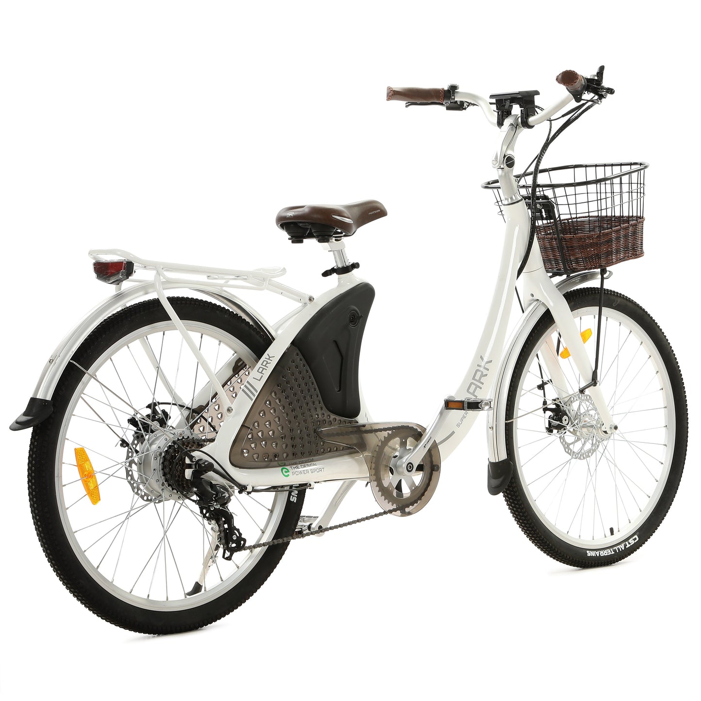 Ecotric City Cruiser Women's Electric Bike, Lark, LCD