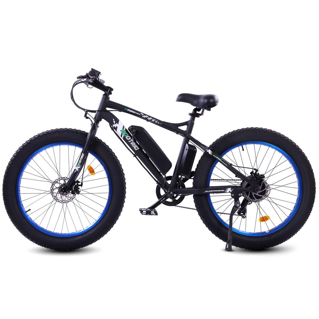 Ecotric Beach Snow Fat Tire Electric Bike with LCD Display, UL Certified