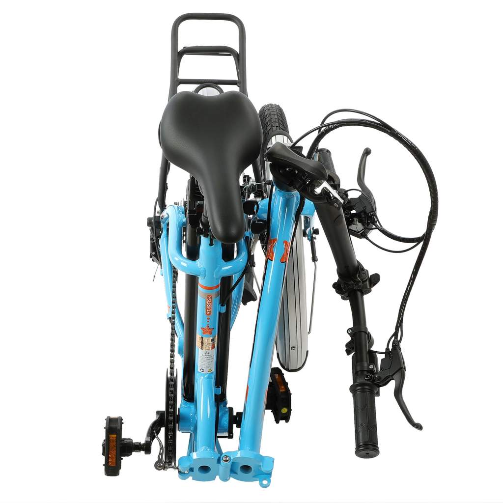 Ecotric Portable and Foldable Women's Electric Bike, Starfish 20"