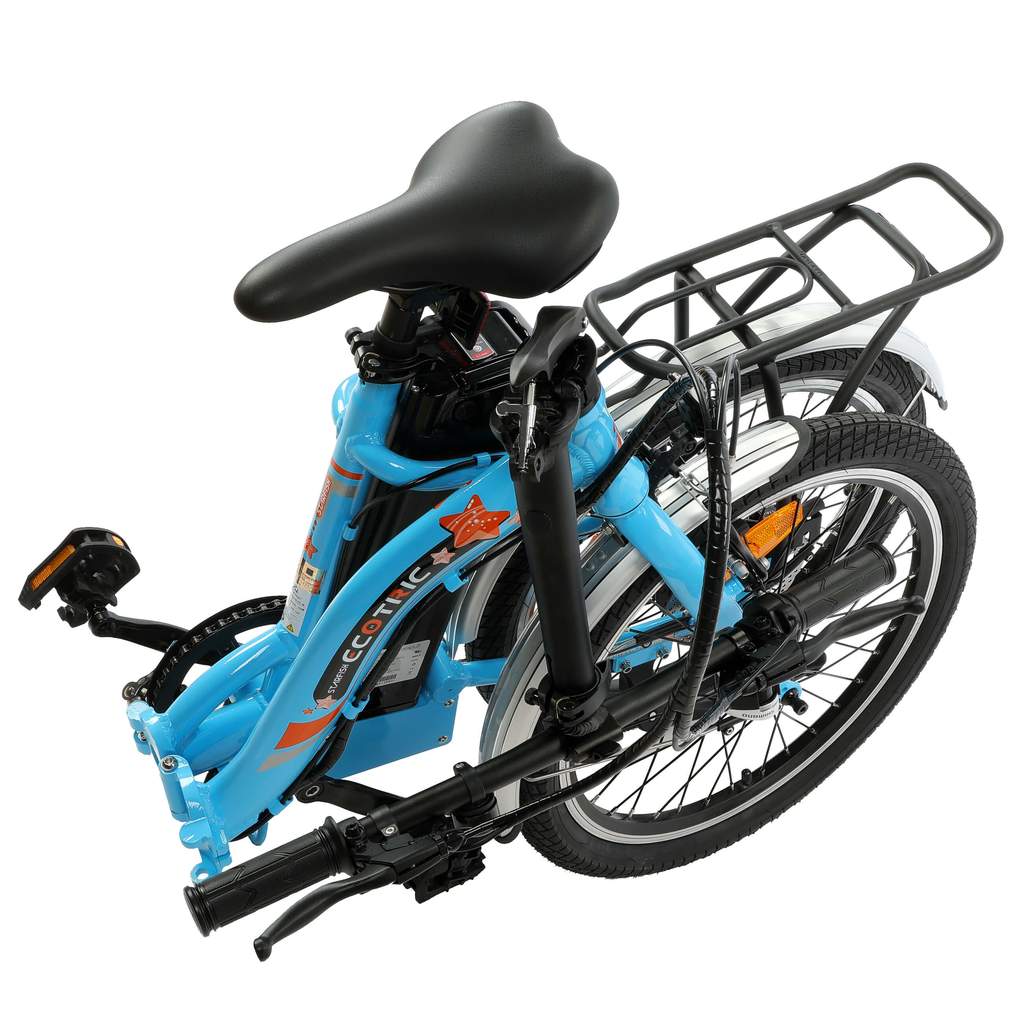 Ecotric Portable and Foldable Women's Electric Bike, Starfish 20"