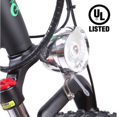Ecotric Hammer Electric Fat Tire Beach Snow Vintage Bike 48V 750W