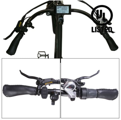 Ecotric Hammer Electric Fat Tire Beach Snow Vintage Bike 48V 750W