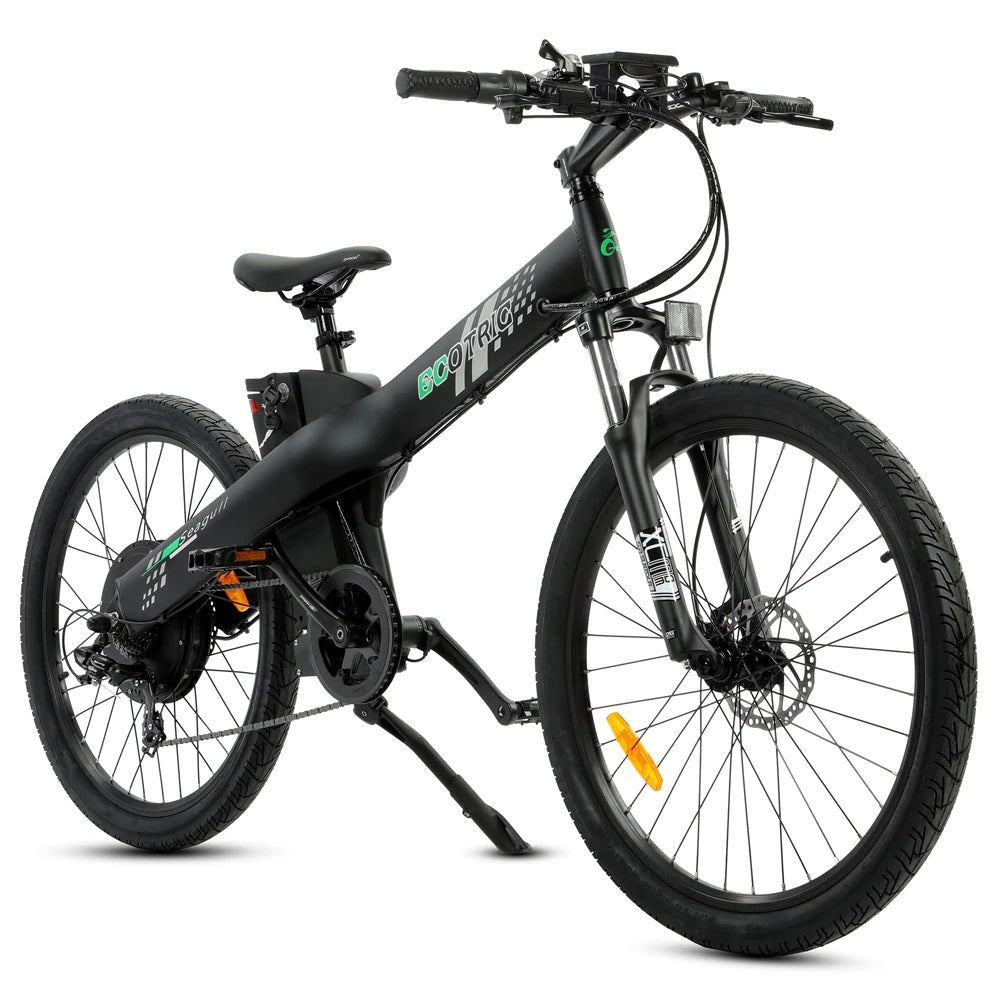 Ecotric Seagull Electric Mountain Bike, Front Suspension