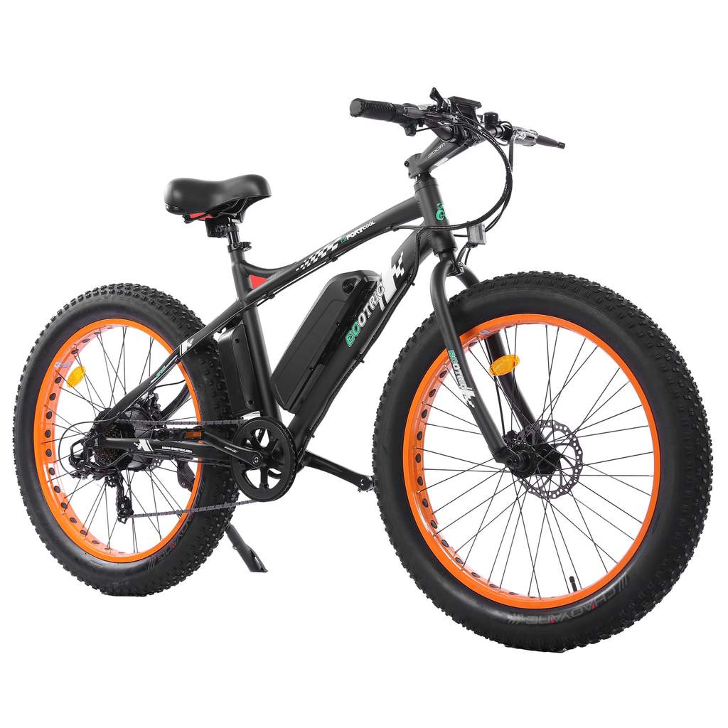 Ecotric Beach Snow Fat Tire Electric Bike with LCD Display, UL Certified