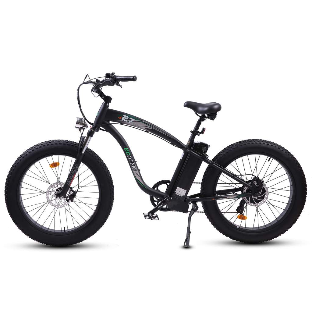 Ecotric Hammer Electric Fat Tire Beach Snow Vintage Bike 48V 750W