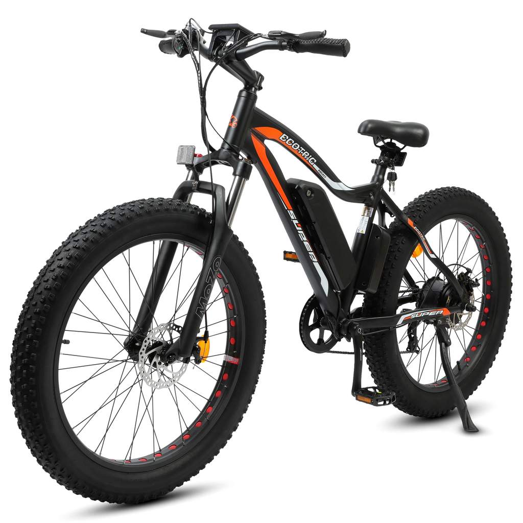 Ecotric Rocket Fat Tire Beach Snow Electric Bike UL Certified