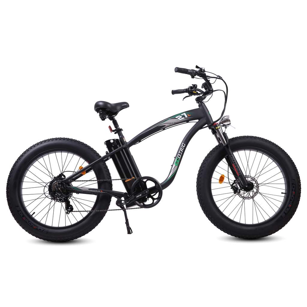 Ecotric Hammer Electric Fat Tire Beach Snow Vintage Bike 48V 750W