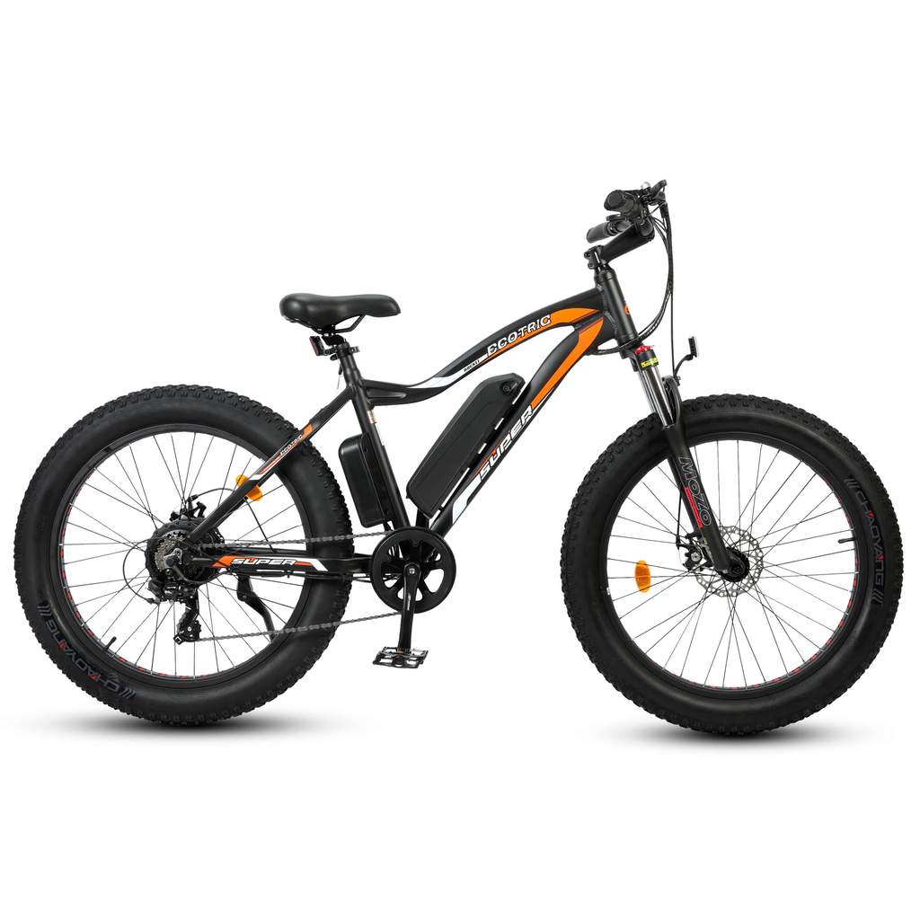 Ecotric Rocket Fat Tire Beach Snow Electric Bike UL Certified