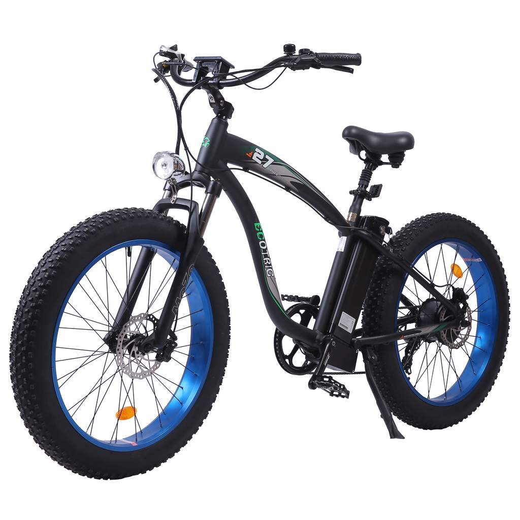 Ecotric Hammer Electric Fat Tire Beach Snow Vintage Bike 48V 750W