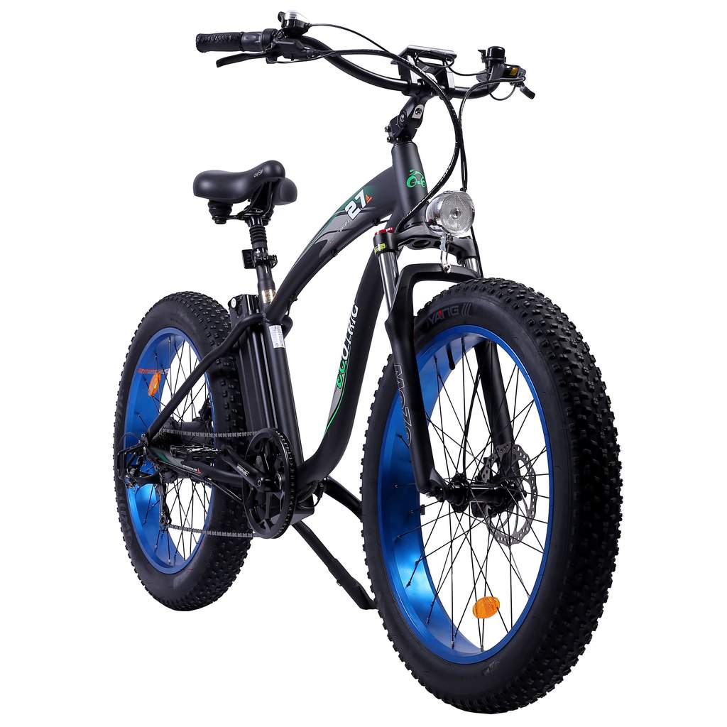 Ecotric Hammer Electric Fat Tire Beach Snow Vintage Bike 48V 750W