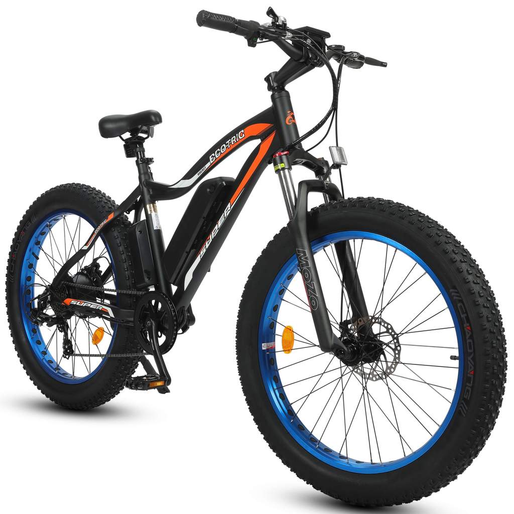 Ecotric Rocket Fat Tire Beach Snow Electric Bike UL Certified