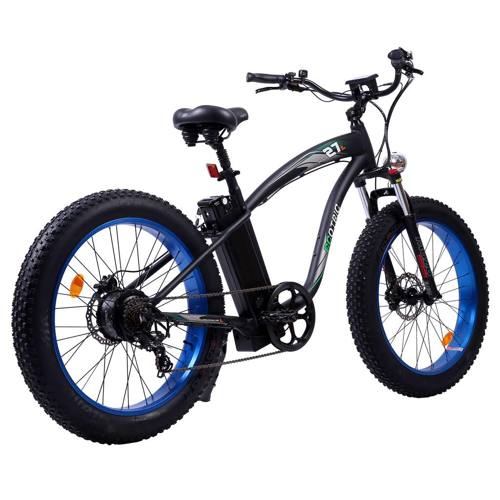 Ecotric Hammer Electric Fat Tire Beach Snow Vintage Bike 48V 750W
