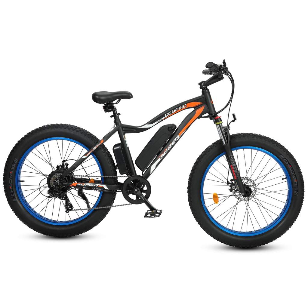 Ecotric Rocket Fat Tire Beach Snow Electric Bike UL Certified