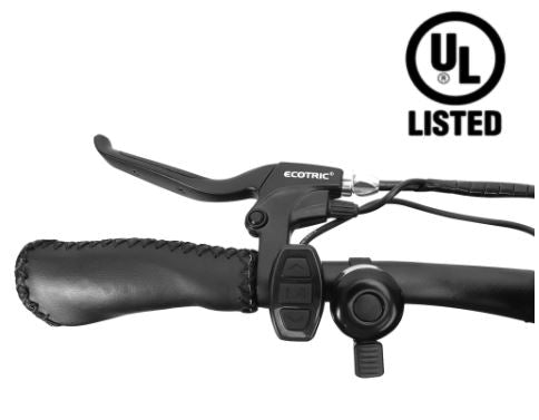 Ecotric Rocket Fat Tire Beach Snow Electric Bike UL Certified