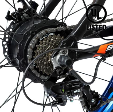 Ecotric Rocket Fat Tire Beach Snow Electric Bike UL Certified