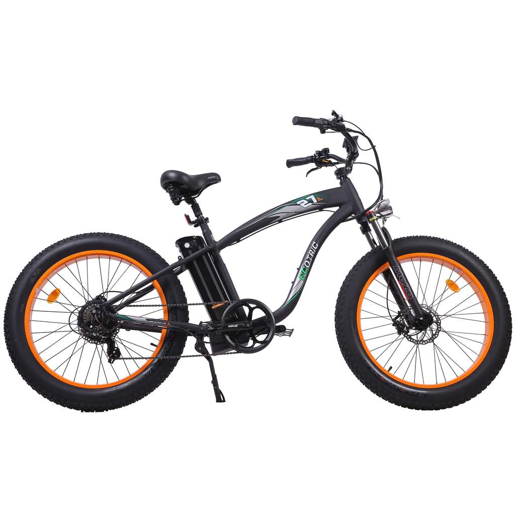 Ecotric Hammer Electric Fat Tire Beach Snow Vintage Bike 48V 750W
