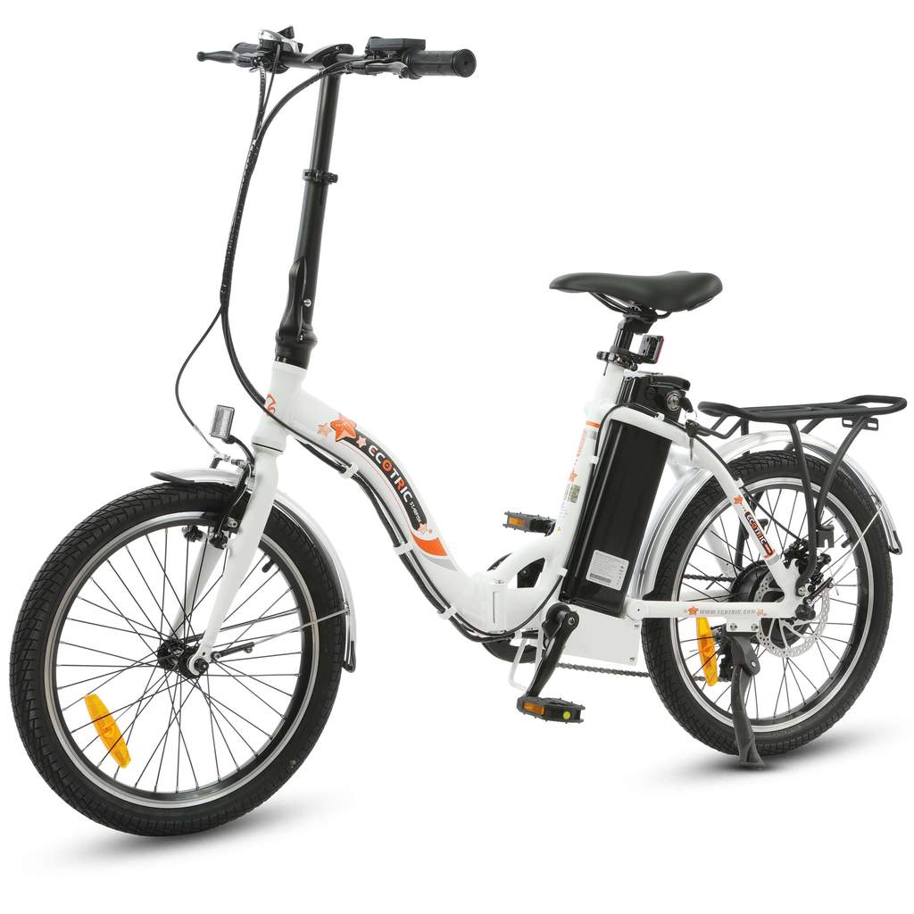 Ecotric Portable and Foldable Women's Electric Bike, Starfish 20"