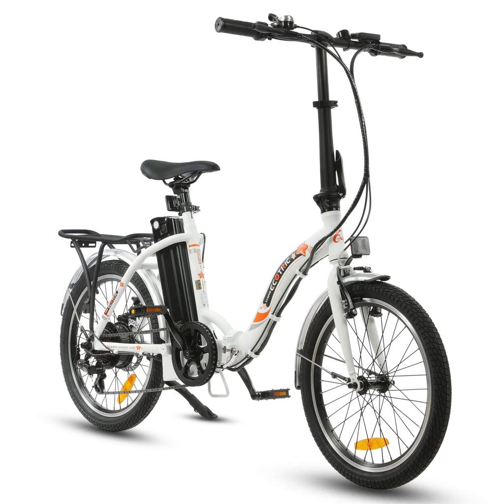 Ecotric Portable and Foldable Women's Electric Bike, Starfish 20"