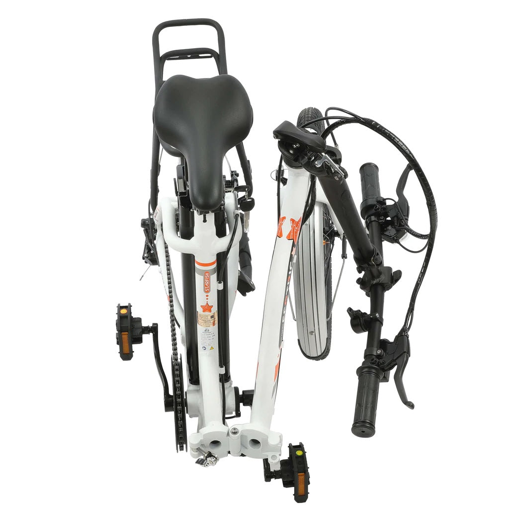 Ecotric Portable and Foldable Women's Electric Bike, Starfish 20"