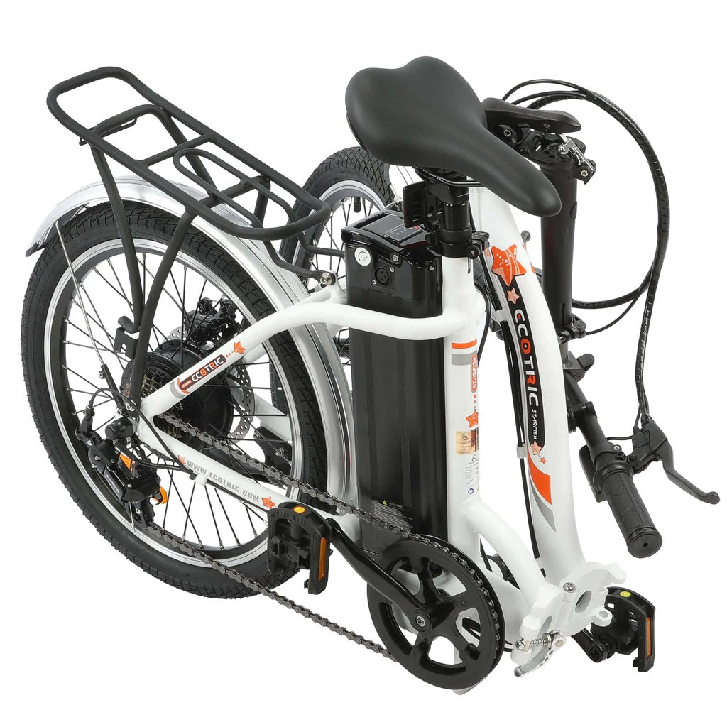 Ecotric Portable and Foldable Women's Electric Bike, Starfish 20"