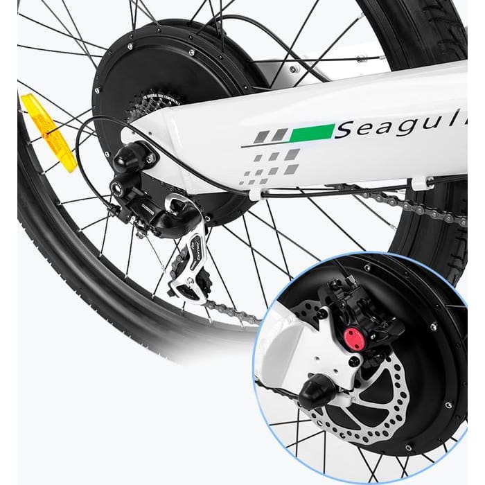 Electric Mountain Bike Ecotric Seagull with Front Suspension 1000W - electric bike