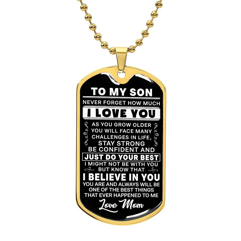 To My Son - As You Grow Older - Love Mom