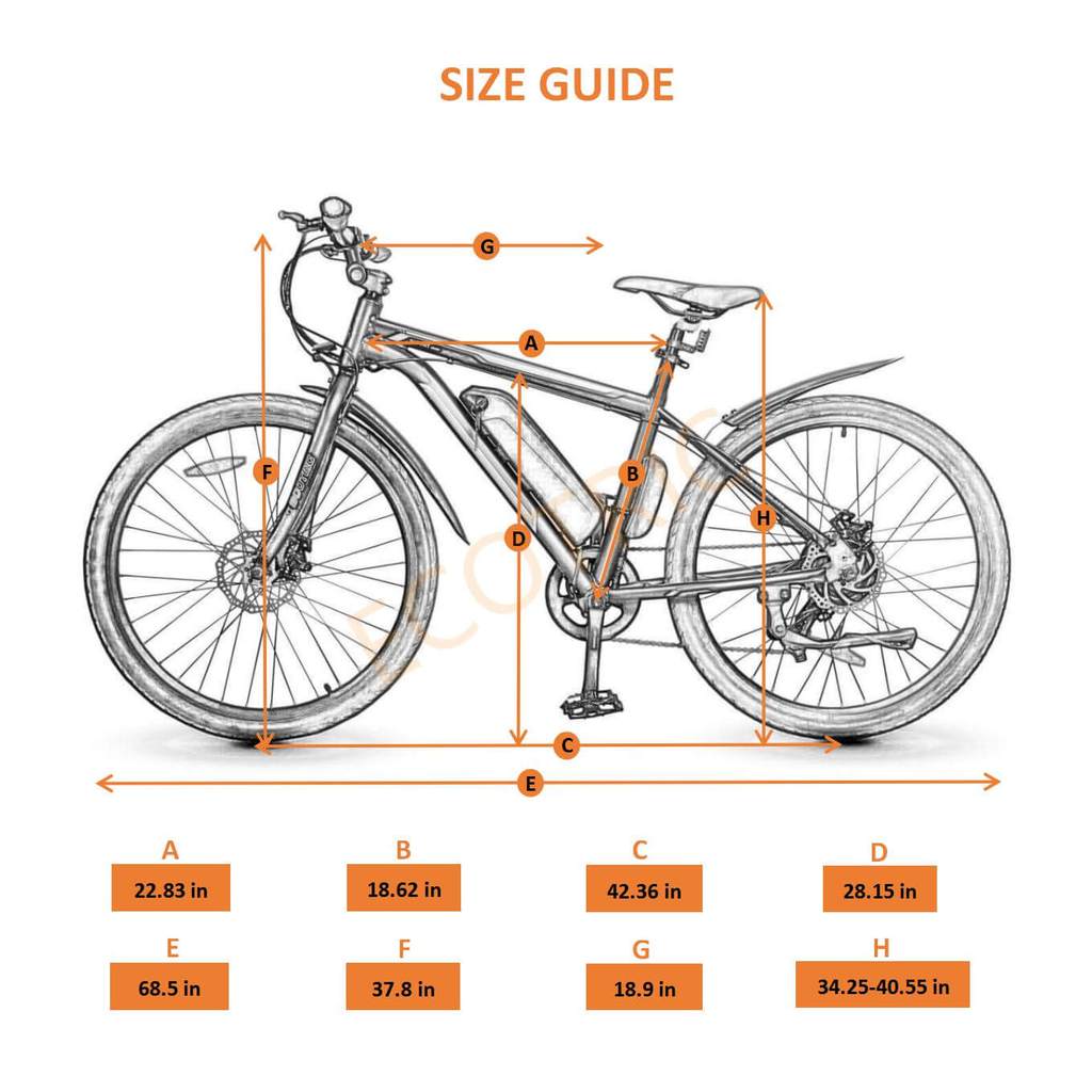 Ecotric Vortext City Cruiser Electric Bike, UL Certified