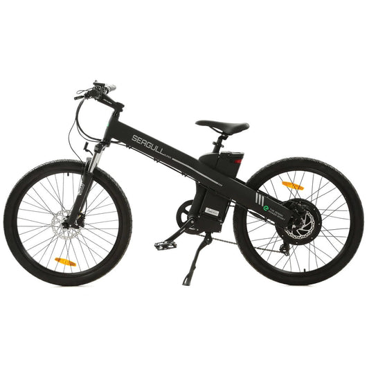 Ecotric Seagull Electric Mountain Bike, Front Suspension