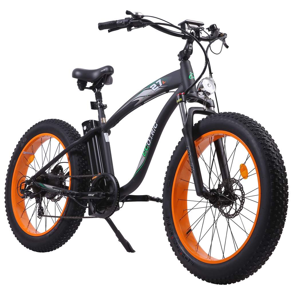 Ecotric Hammer Electric Fat Tire Beach Snow Vintage Bike 48V 750W
