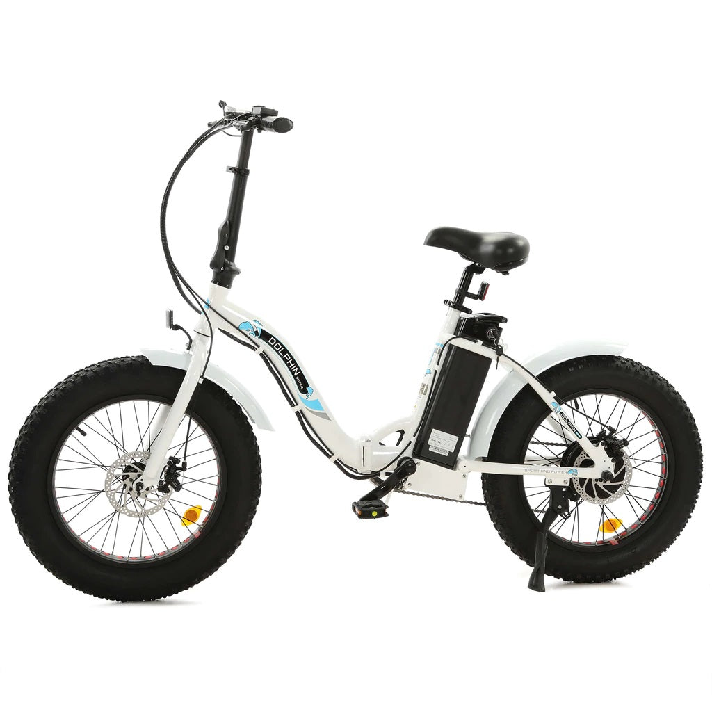 Ecotric Portable & Foldable Fat Tire Electric Bike, UL Certified, Dolphin