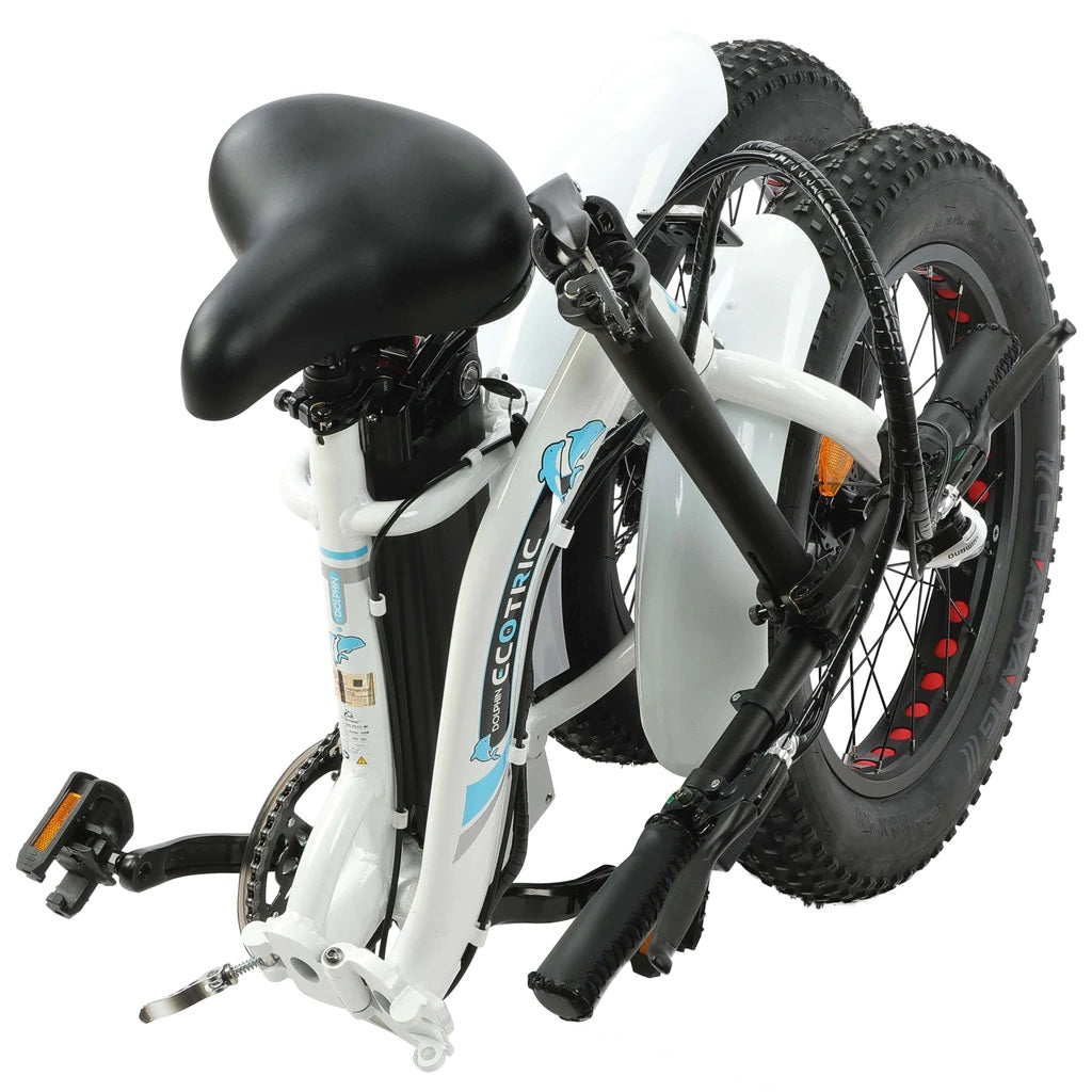 Ecotric Portable & Foldable Fat Tire Electric Bike, UL Certified, Dolphin